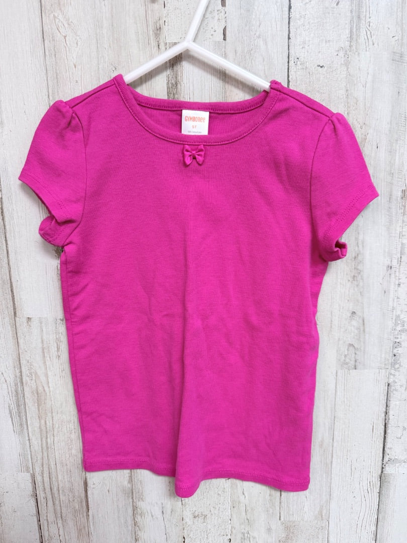 PINK GYMBOREE BOW TOP, GIRLS 5