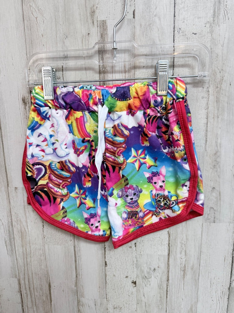 RED BOUTIQUE LISA FRANK SHORTS, GIRLS 5/6