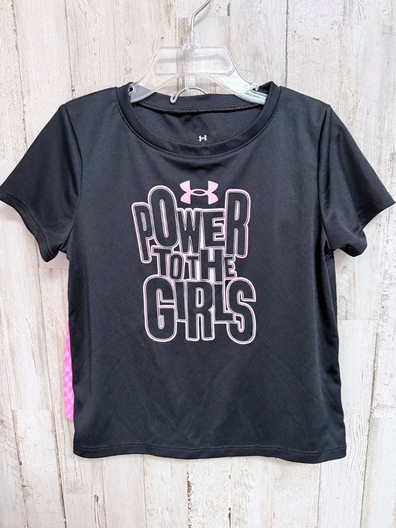 BLACK UNDER ARMOUR POWER GIRLS 2PC SET, GIRLS 6