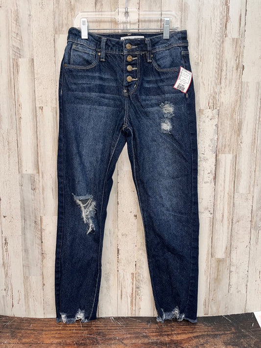 DENIM YMI DISTRESS SKINNIES, GIRLS 10