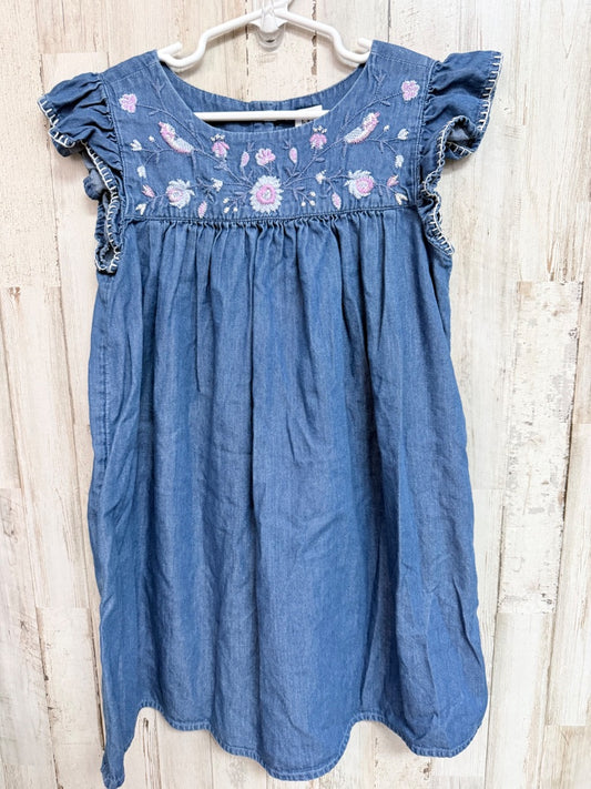 DENIM GAP EMBROIDERED DRESS, GIRLS 6