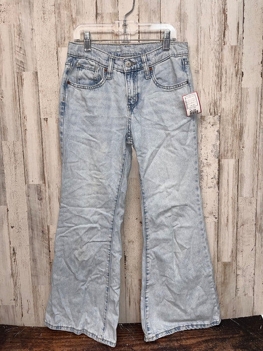 DENIM OLD NAVY BAGGY FLARE JEANS, GIRLS 10