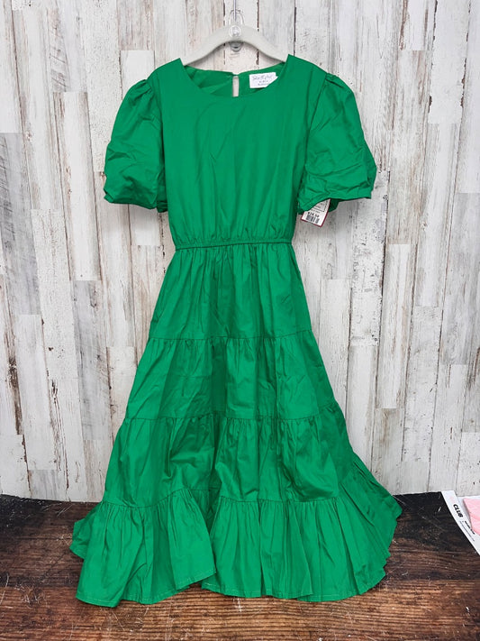 GREEN SHOP THE MINT TIER DRESS, GIRLS 10/12