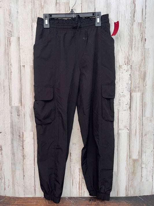 BLACK OLD NAVY CARGO JOGGERS, GIRLS 10/12