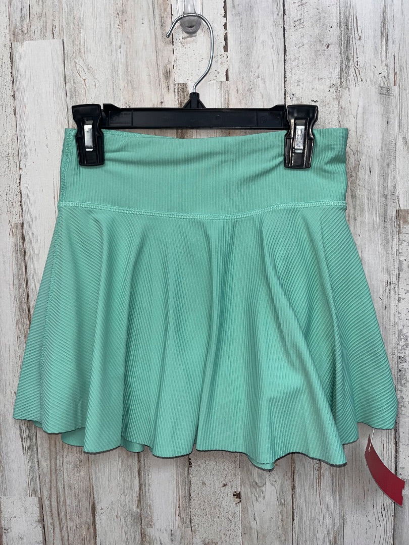TEAL ALL IN MOTION RIBBED SKORT, GIRLS 10/12