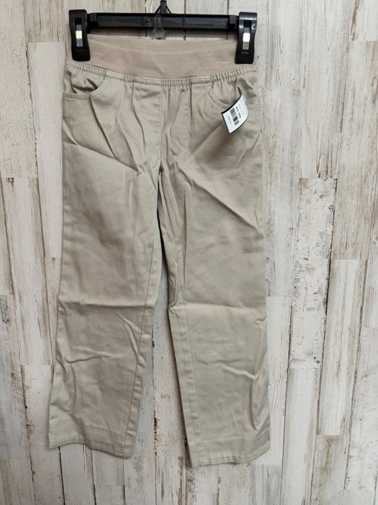 LIGHT TAN WONDER NATION PULL ON KHAKIS, BOY 5T