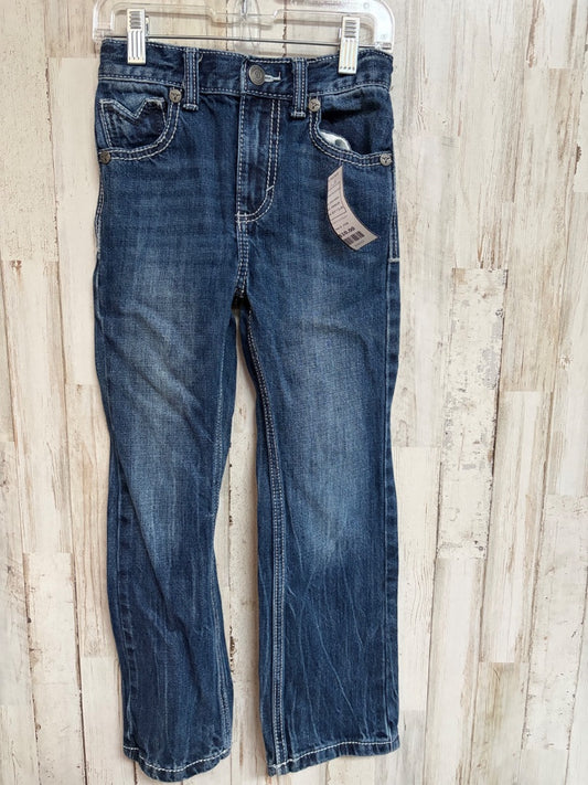 DARK DENIM WRANGLER 20X DARK BOOTCUT JEANS, BOY 7 SLIM