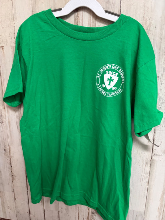 GREEN GILDAN ST JOHN SCHOOL TEE, BOY 8