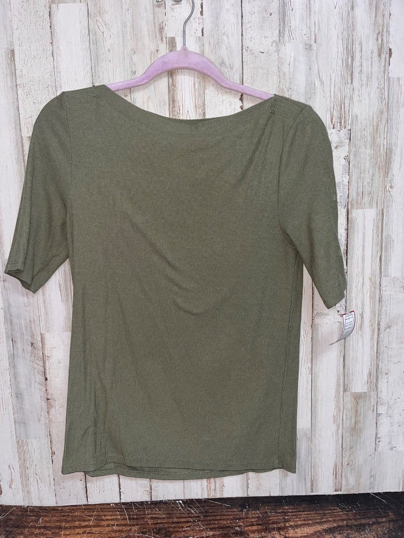 OLIVE A LOVES A RIBBED 3/4 SLEEVE TOP, LADIES S