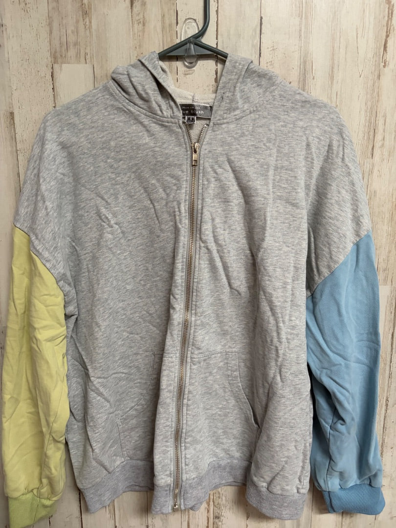 GREY BLUE BLUSH ZIPPER JACKET, LADIES S