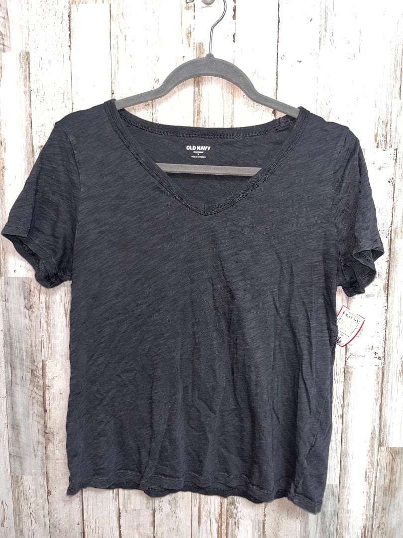GREY OLD NAVY V NECK TEE, LADIES S