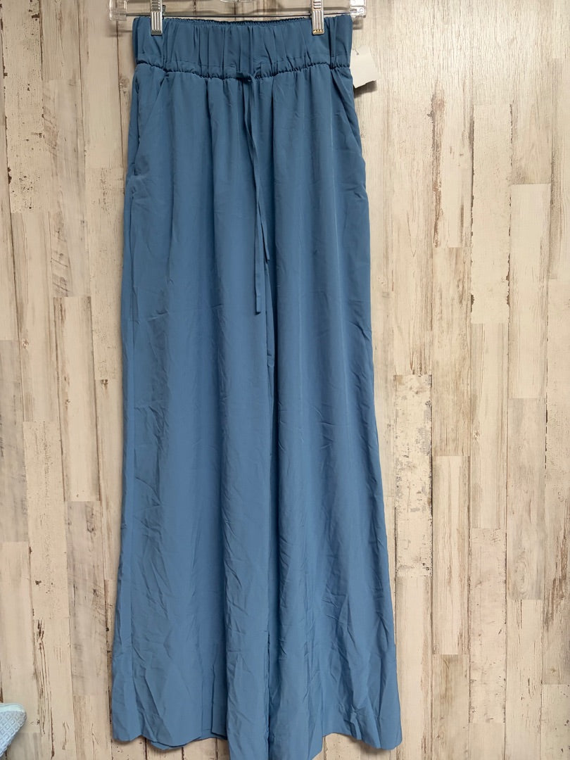 STEEL BLUE ALL IN MOTION WIDE LEG ATHLETIC PANT, LADIES S