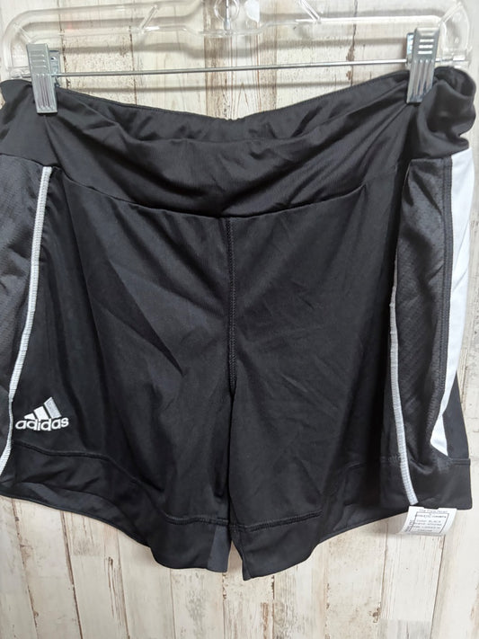 BLACK  ATHLETIC SHORTS, LADIES M