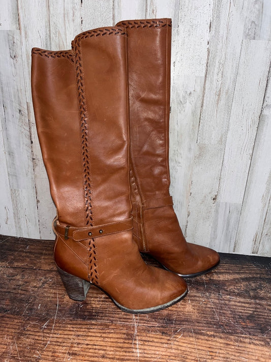 BROWN UGG RIDING BOOTS, SHOES A7