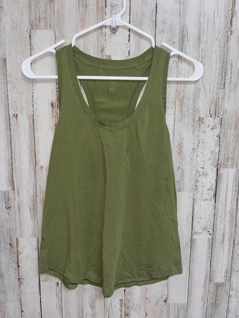 GREEN LULULEMON SOFT TANK, LADIES M
