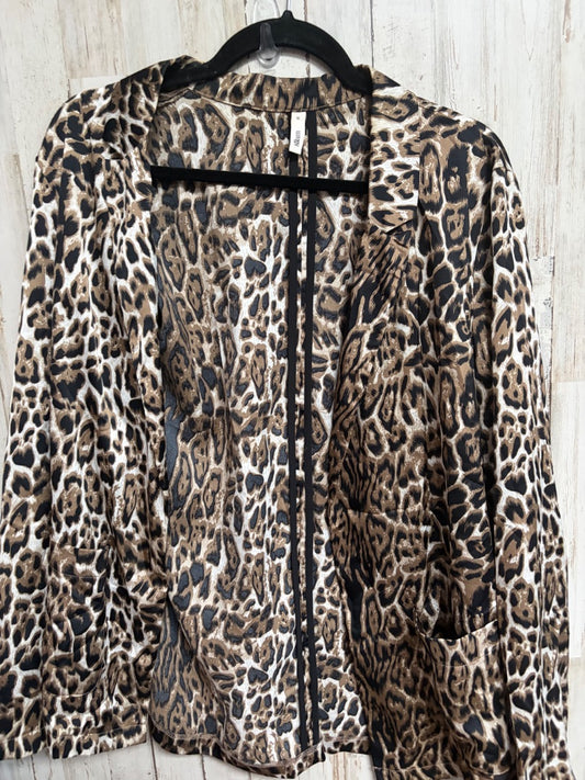 BROWN GLAM CHEETAH CARDIGAN, LADIES M