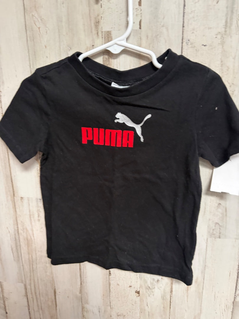 BLACK  LOGO TEE, BOYS 18M