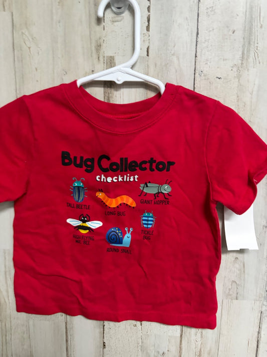 RED GARANIMALS BUG COLLECTOR TEE, BOYS 24M