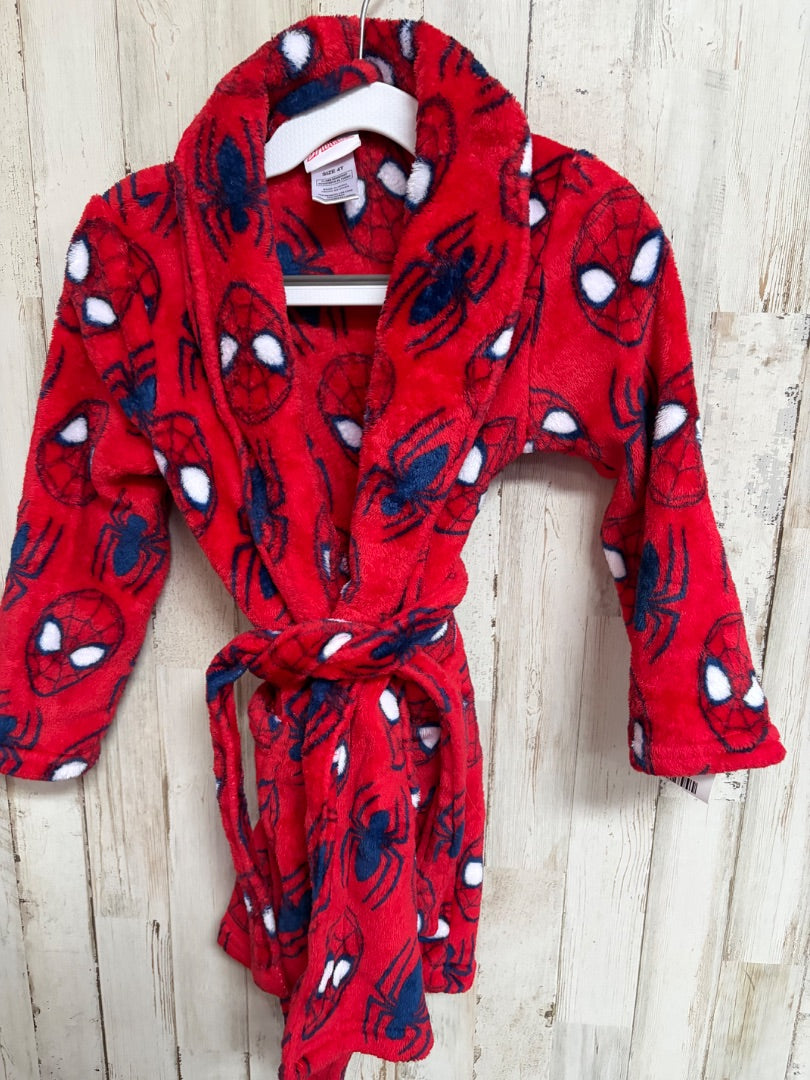 RED MARVEL SPIDER MAN ROBE, BOY 4T