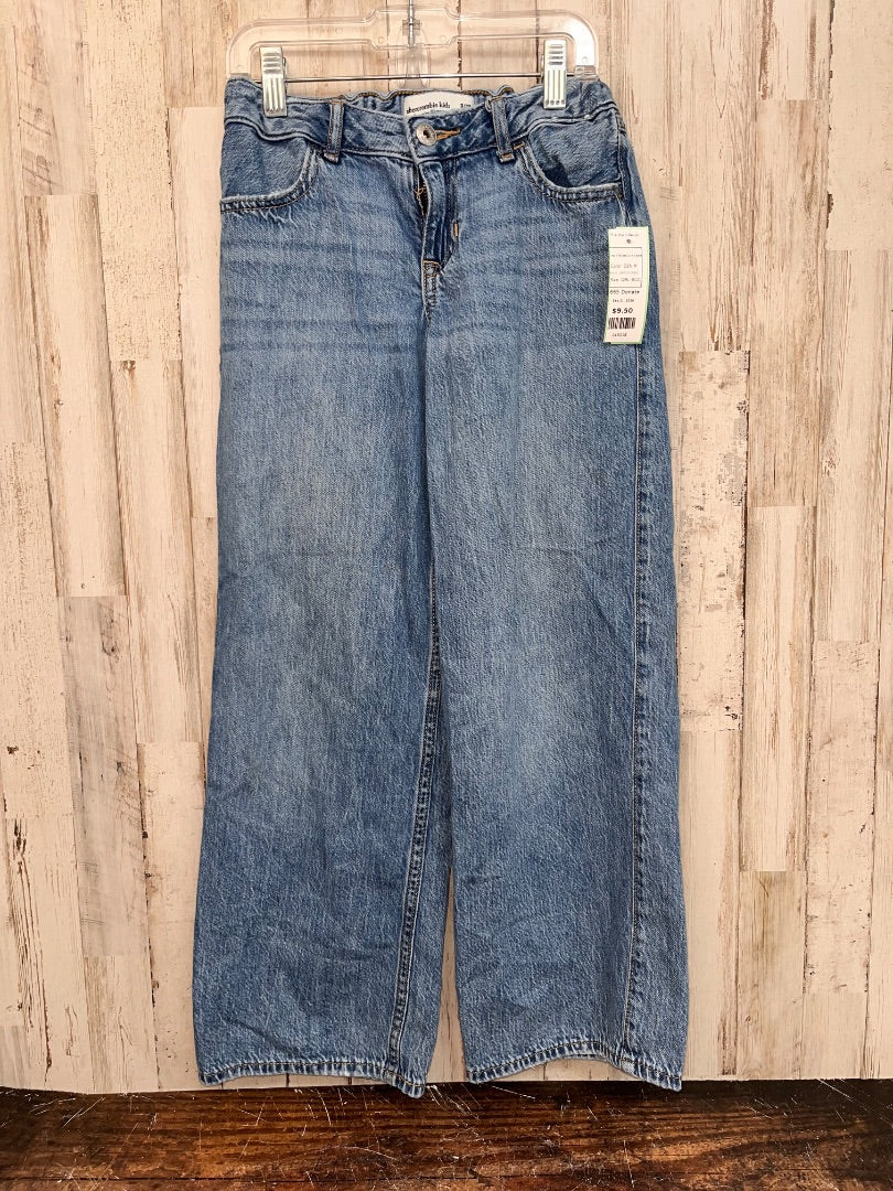 DENIM ABERCROMBIE LOW RISE BAGGY JEANS, GIRL 9/10