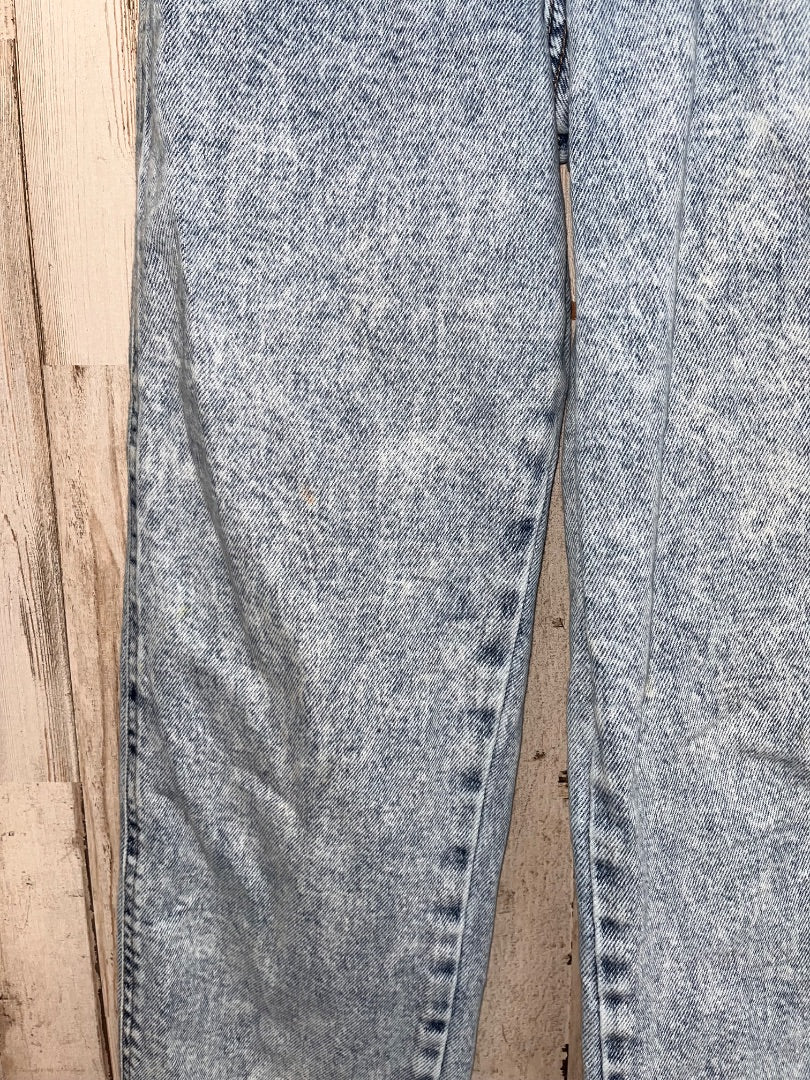 ACID WASHED ART CLASS WIDE LEG JEANS, GIRL 10