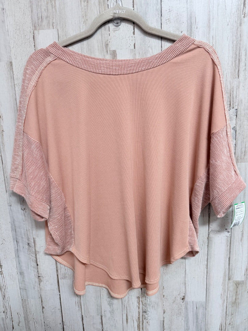 MAUVE CES FEMME RIBBED TOP, LADIES M