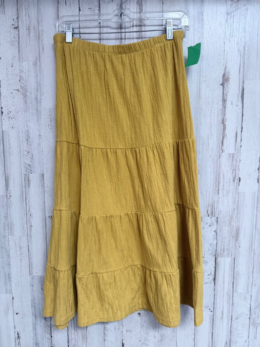 MUSTARD CHELSEA & THEODORE TEXTURED TIER SKIRT, LADIES M