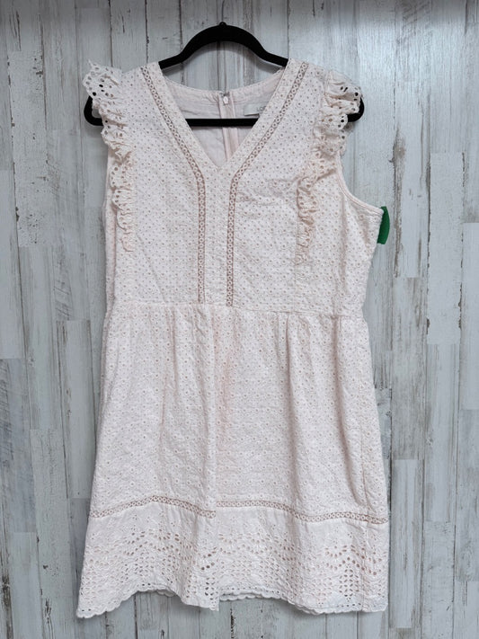 LT PINK LOFT SZ14P EYELIT DRESS, LADIES XL
