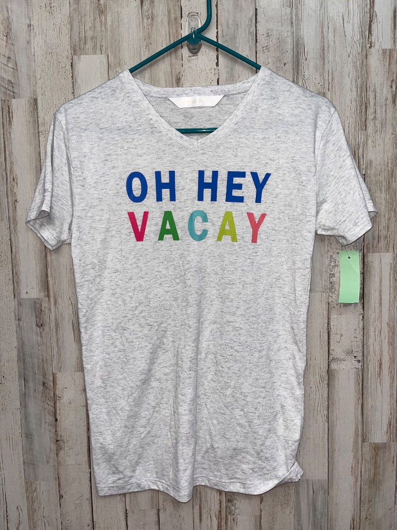 GREY  OH HEY VACA TEE, LADIES S