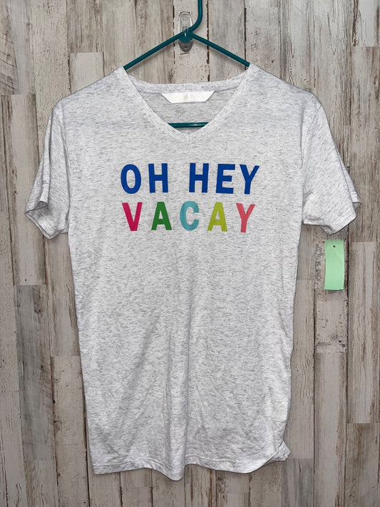 GREY  OH HEY VACA TEE, LADIES S