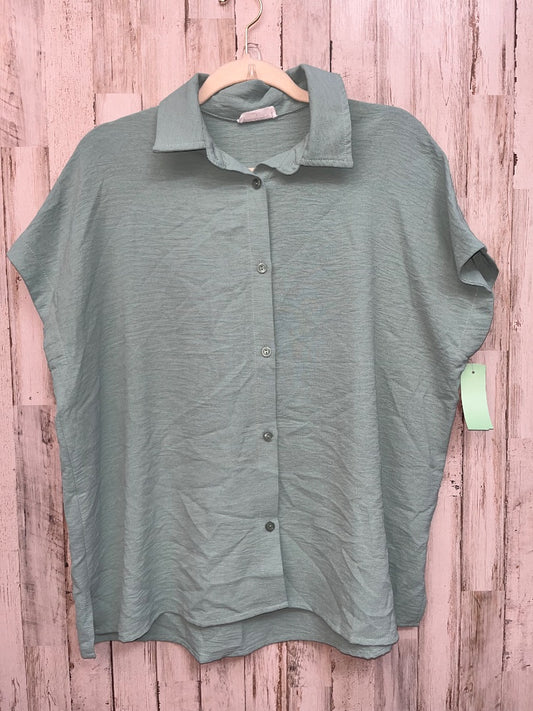 SAGE MITTOSHOP TEXTURED BUTTON UP, LADIES S