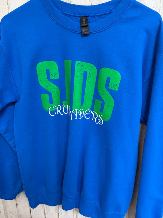 BRIGHT BLUE GILDAN , LADIES S