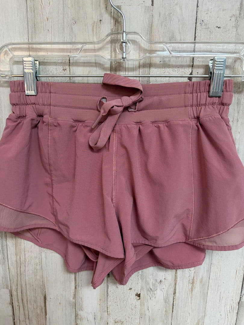 MAUVE LULULEMON SZ 4 DRY FIT SHORTS, LADIES S