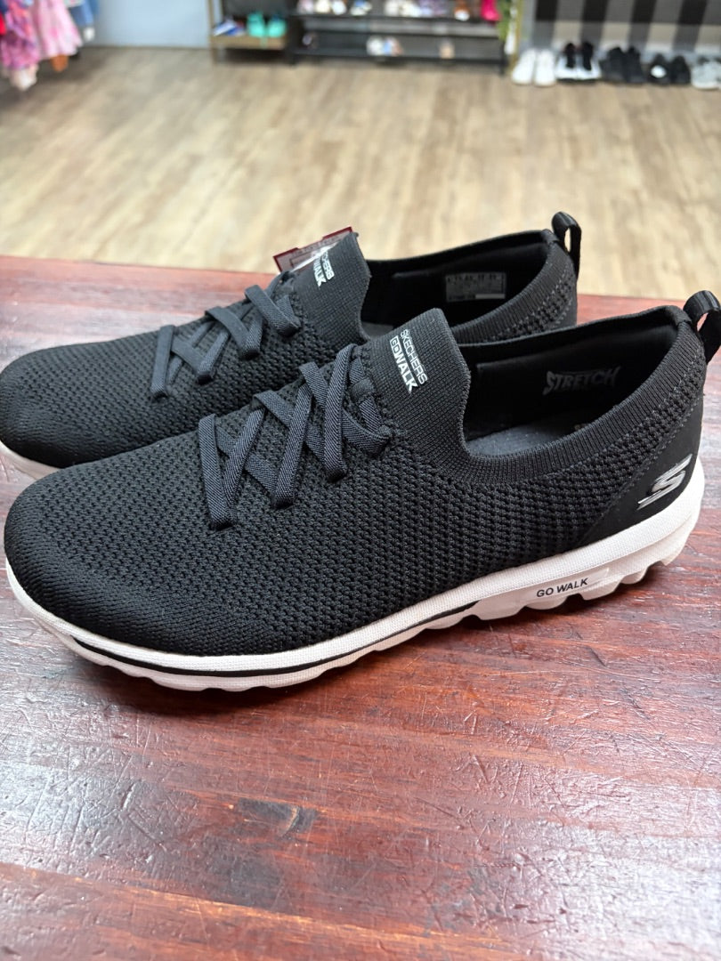 BLACK SKECHERS GOGA MAT AIR COOLED SNEAKERS, SHOES A10