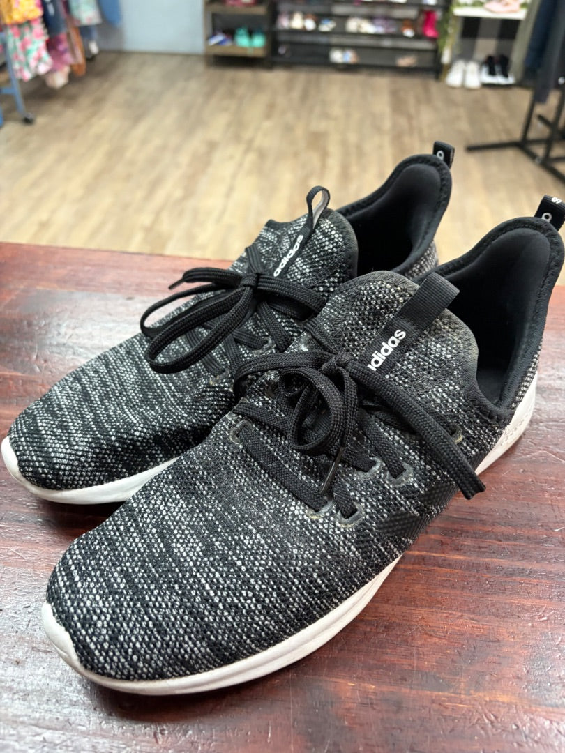 BLACK ADIDAS KNIT SNEAKERS, SHOES A11