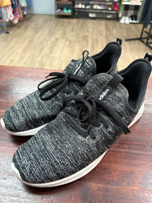 BLACK ADIDAS KNIT SNEAKERS, SHOES A11