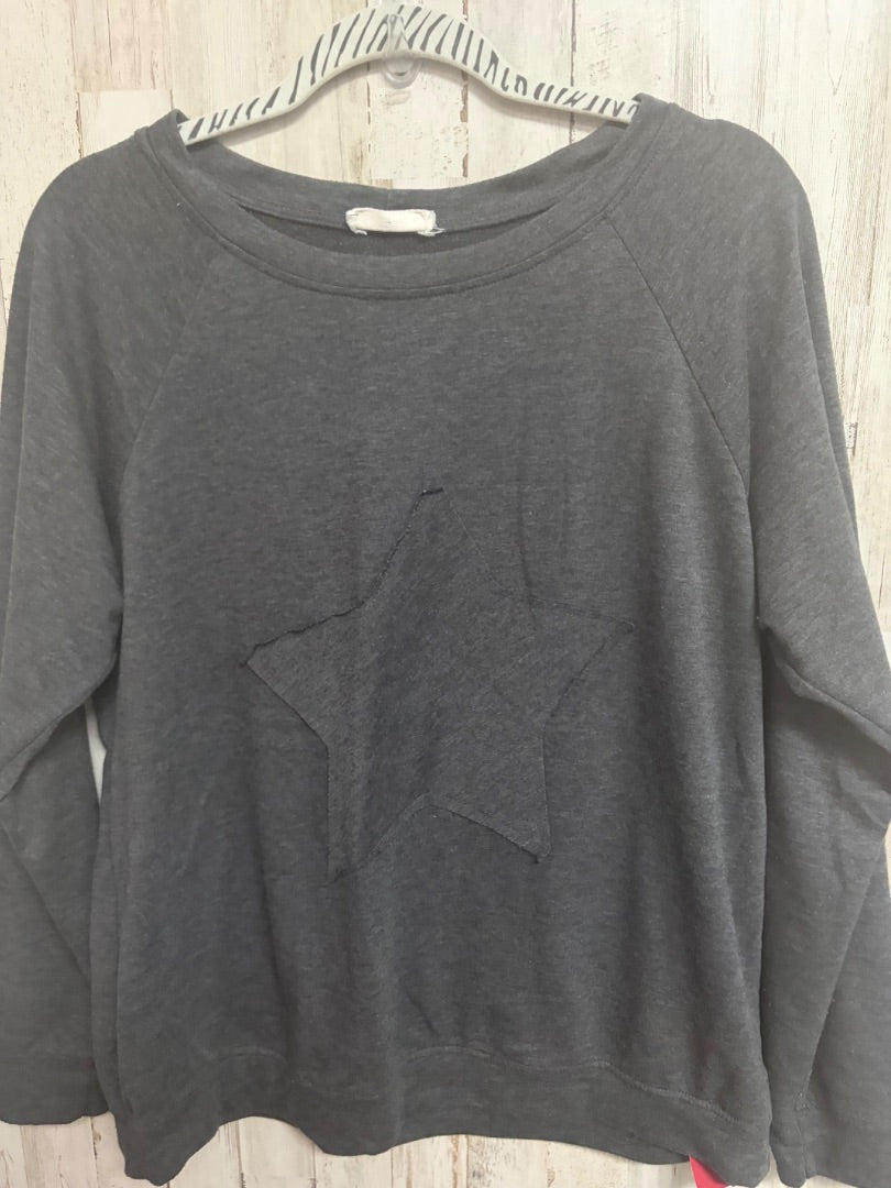 GREY CRESCENT STAR SWEATSHIRT, LADIES L