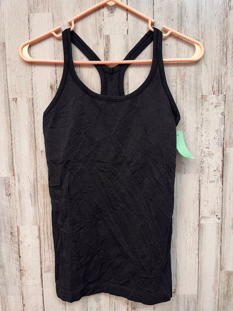 CHARCOAL LULULEMON RIBBED TANK SZ 6, LADIES M