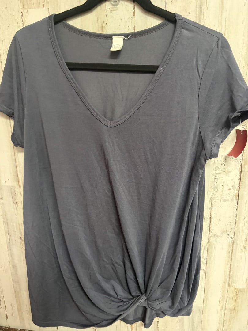 GREY CY SOFT KNOT TOP, LADIES L