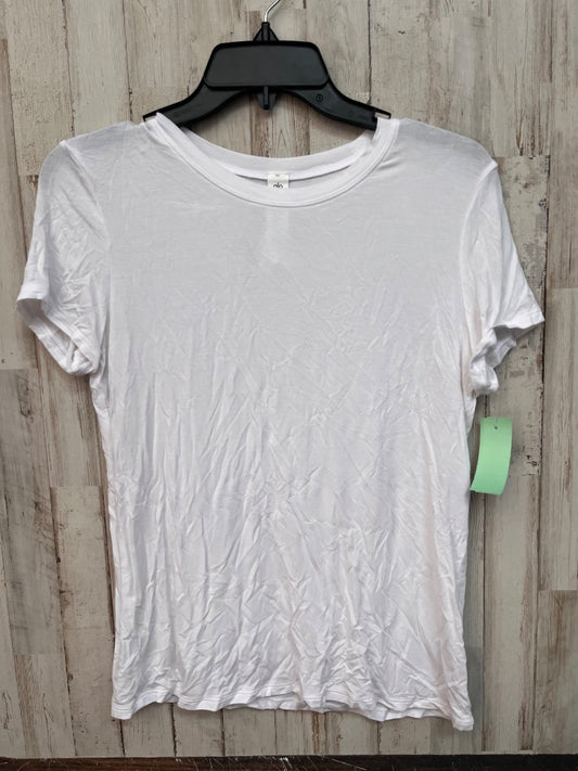 WHITE ALO BASIC TEE, LADIES M