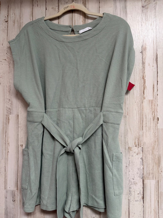 SAGE DOUBLE ZERO WAFFLE KNIT ROMPER, LADIES L