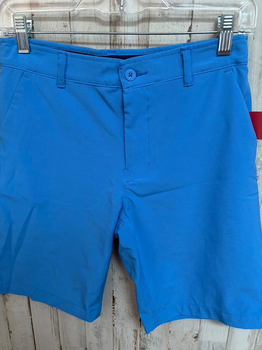 BRIGHT BLUE IZOD PERFORMANCE SHORTS, BOY 14