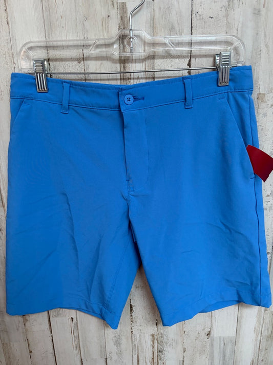 POWDER BLUE IZOD PERFORMANCE SHORTS, BOY 14 HUSKY