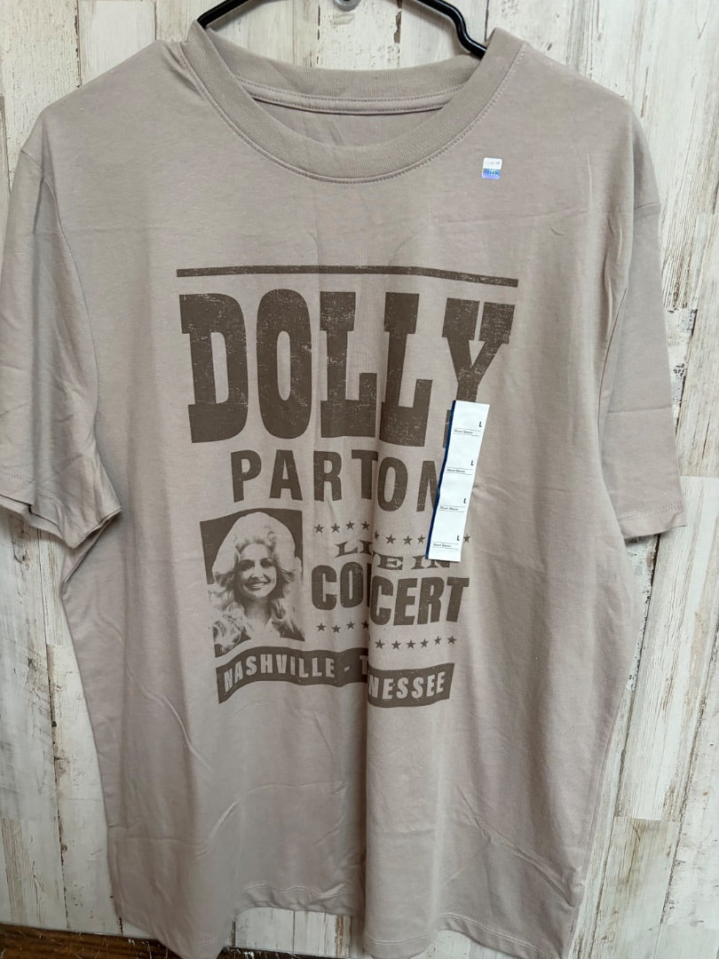 GREY GOODFELLOW NEW DOLLY IN CONCERT TEE, LADIES L