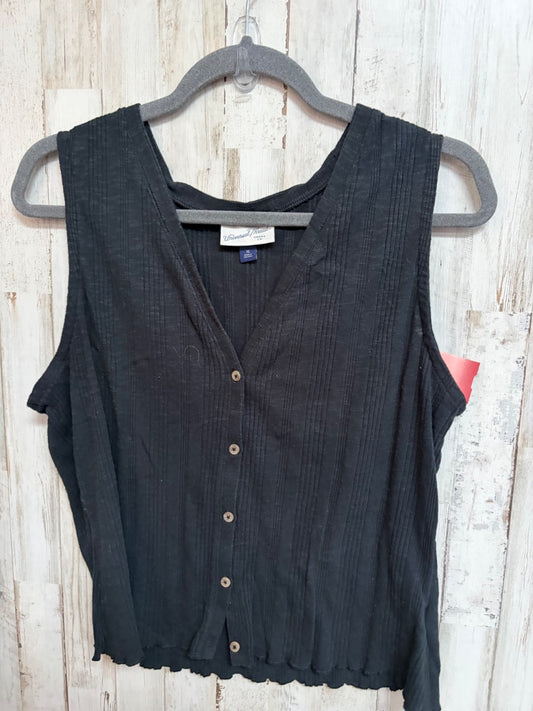 GREY UNIVERSAL THREAD KNIT BUTTON UP VEST, LADIES XL