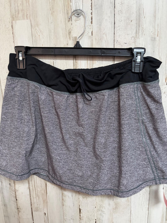 GREY LULULEMON SZ 14 DRY FIT SKORT, LADIES XL