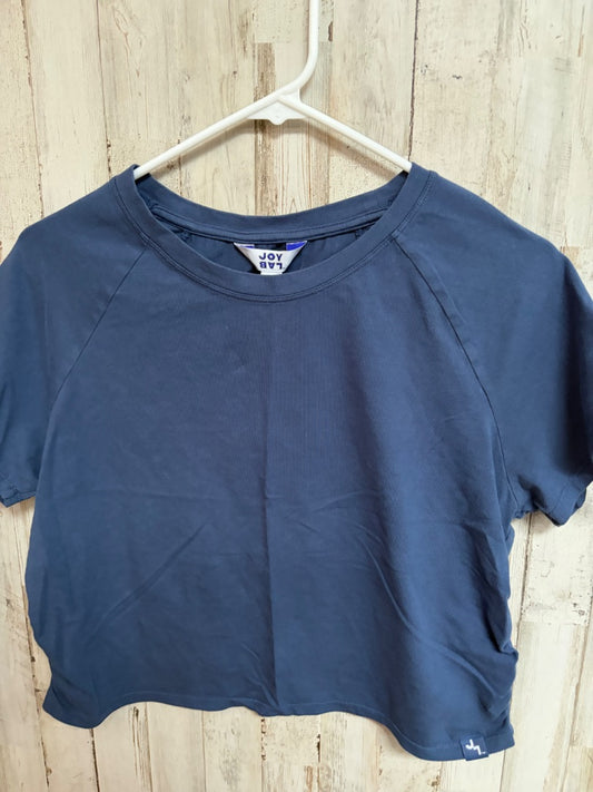 STEEL BLUE JOY LAB CINCH SIDE CROP TEE NEW, LADIES 2X