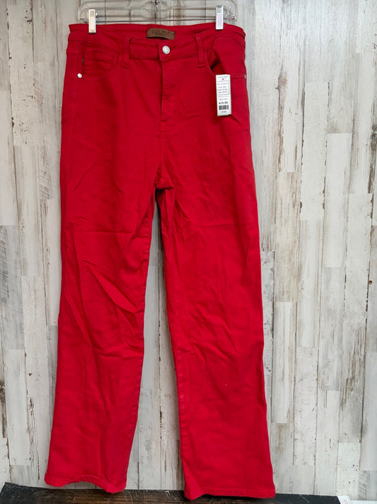 RED JUDY BLUE WIDE LEG JEANS SZ 13, LADIES L