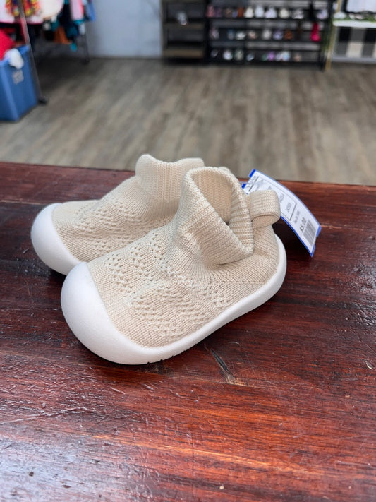 IVORY  STRETCH SLIP ON SNEAKERS, SHOES 4