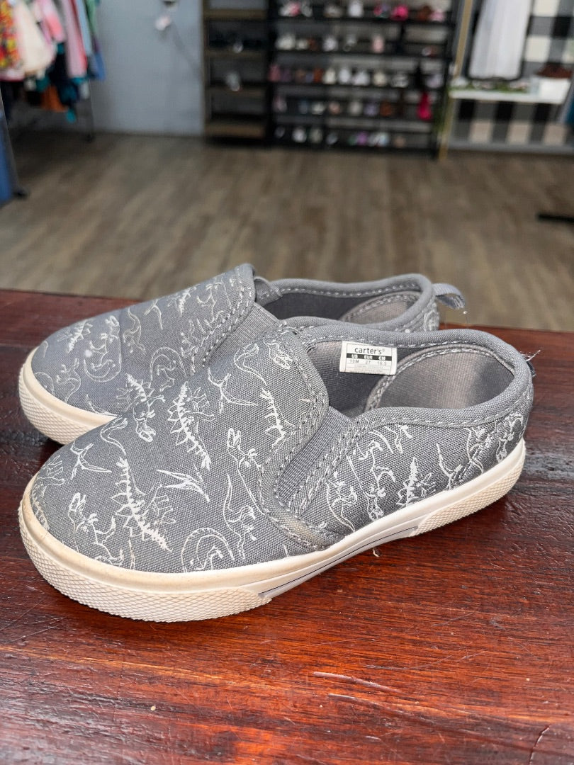 GREY CARTERS DINO SLIP ON SHOES, SHOES 10